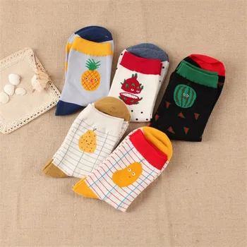 5pair Autumn and Winter New Women In The Tube Socks Cartoon Female Cotton Socks Fruit Series Female Socks Long Socks Wholesale
5pair Autumn and Winter New Women In The Tube Socks Cartoon Female Cotton Socks Fruit Series Female Socks Long Socks Wholesale