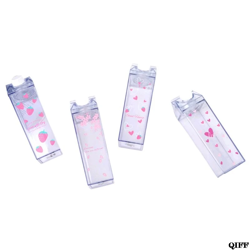 Portable Water Bottle Milk Storage Sakura-Print Strawberry-Print Sports Drinking Clear Cup For Home School Office Jun12
Portable Water Bottle Milk Storage Sakura-Print Strawberry-Print Sports Drinking Clear Cup For Home School Office Jun12
