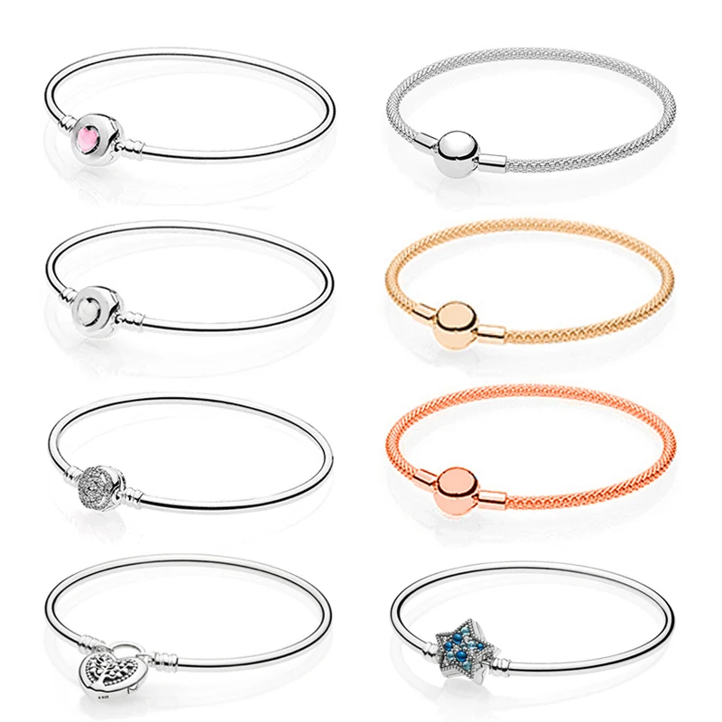 Original 100% 925 Sterling Silver Bracelet Rose Gold Moments Silver Silk Weave True Love Love Tree Limited 1:1 Silver Bracelet
Original 100% 925 Sterling Silver Bracelet Rose Gold Moments Silver Silk Weave True Love Love Tree Limited 1:1 Silver Bracelet
