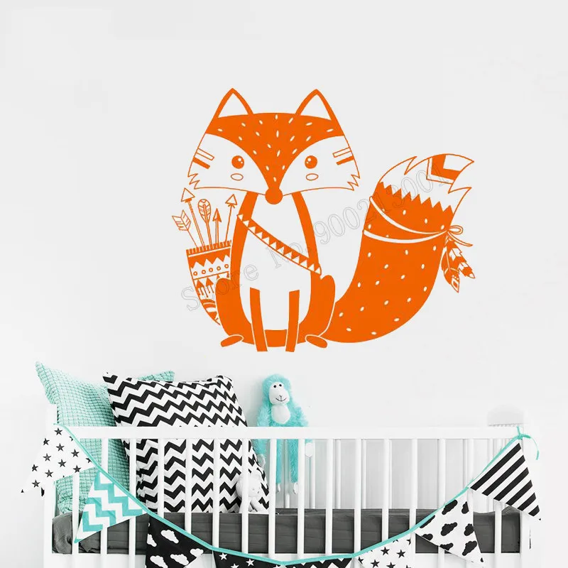 Wall Art Sticker Tribal Fox Decal Removeable Poster Cute Woodland Decal Vinyl Ornament Kids Gift Decoration Mural LY501
Wall Art Sticker Tribal Fox Decal Removeable Poster Cute Woodland Decal Vinyl Ornament Kids Gift Decoration Mural LY501