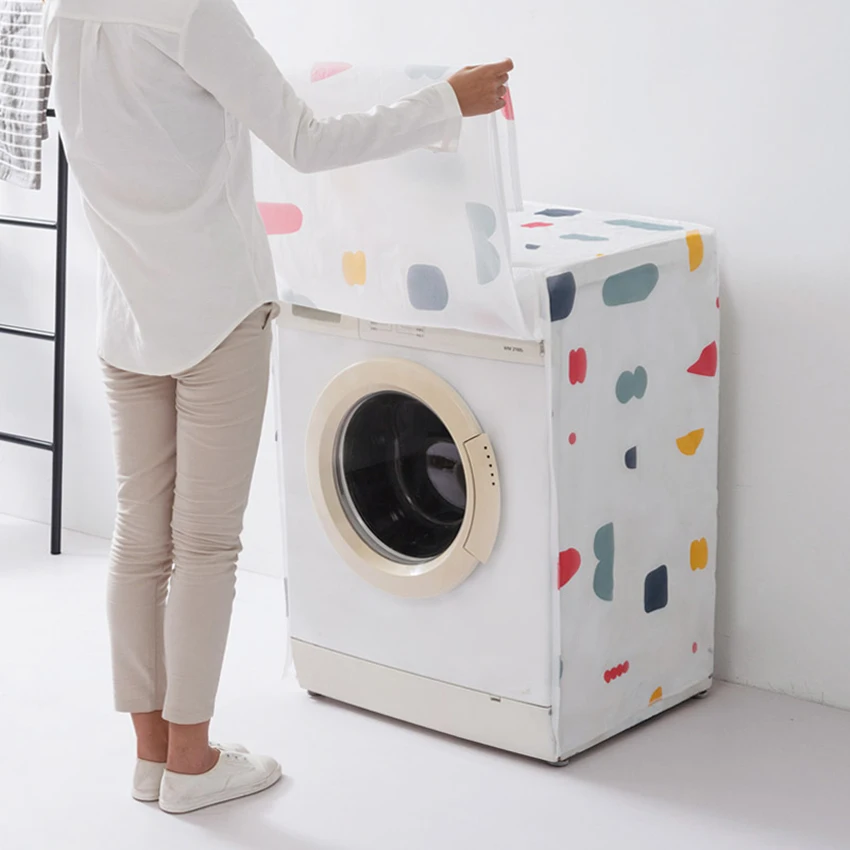 Thicken PEVA Washer/ Dryer Cover, Fit for Top-load and Front Load Machine Waterproof Dustproof Washing Machine Cover with Zipper
Thicken PEVA Washer/ Dryer Cover, Fit for Top-load and Front Load Machine Waterproof Dustproof Washing Machine Cover with Zipper