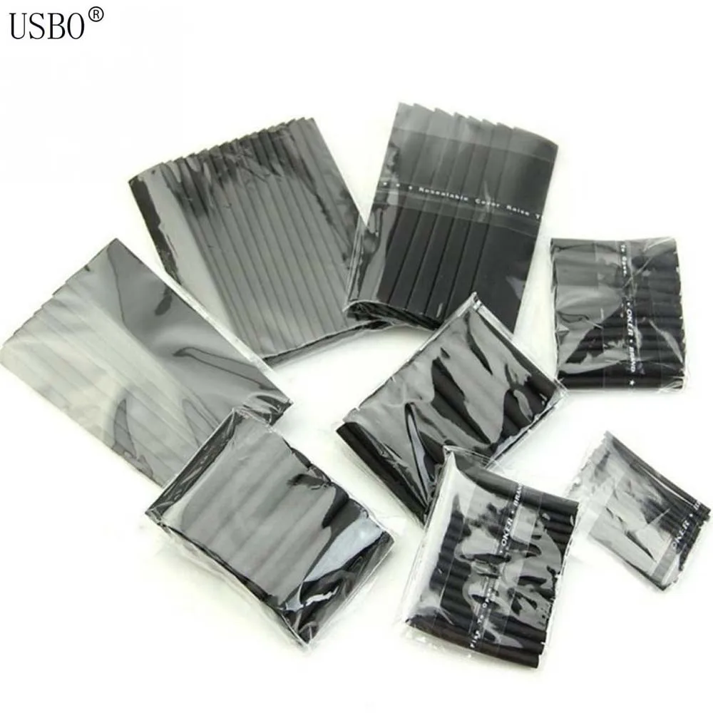 150pcs a bag black insulation sleeve environmental protection flame retardant heat shrinkable tube
150pcs a bag black insulation sleeve environmental protection flame retardant heat shrinkable tube