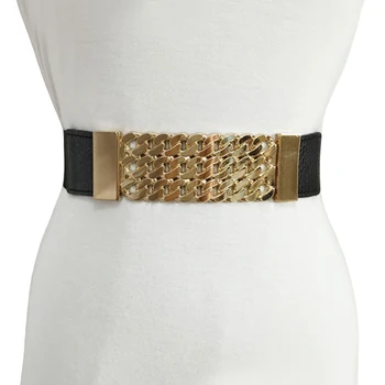 New Women metal gold chain Elastic belts Metal Pin Clasp Buckle Waistband 2018 Fashion Belts accessories
New Women metal gold chain Elastic belts Metal Pin Clasp Buckle Waistband 2018 Fashion Belts accessories