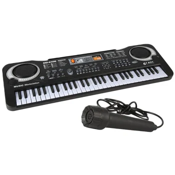 61 Keys Piano keyboard Electric Piano Keyboard with Entry-level Microphone Musical Instruments Learning Education for children
61 Keys Piano keyboard Electric Piano Keyboard with Entry-level Microphone Musical Instruments Learning Education for children