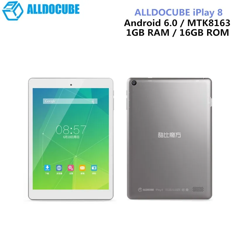 

ALLDOCUBE iPlay 8 Tablet PC 7.85 inch Phablet Android 6.0 MTK8163 Quad Core HDMI 1024 X 768 IPS Dual Wifi 1GB 16GB OTG Tablets