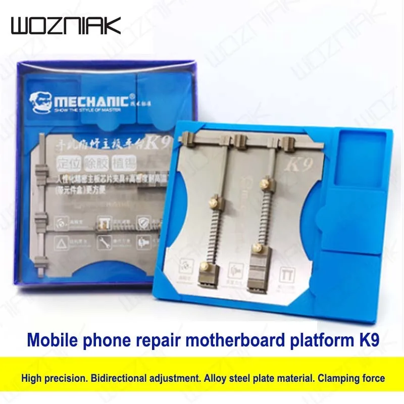 Brneaci 2 In 1 K9 Motherboard Fixture For IPhone 6 7p Samsung Huawei Components With Anti-lost High Temperature Pad Repair Tool
Brneaci 2 In 1 K9 Motherboard Fixture For IPhone 6 7p Samsung Huawei Components With Anti-lost High Temperature Pad Repair Tool