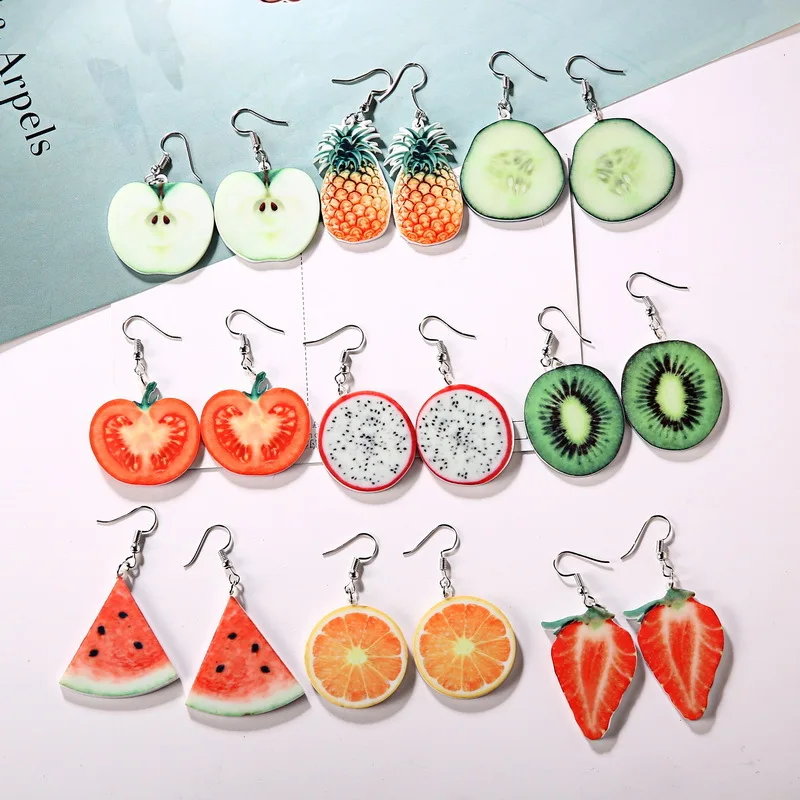 Fashion Creative Women Girl Large Size Fruit Strawberry Pineapple Drop Dangle Hook Earrings Jewelry Gift
Fashion Creative Women Girl Large Size Fruit Strawberry Pineapple Drop Dangle Hook Earrings Jewelry Gift
