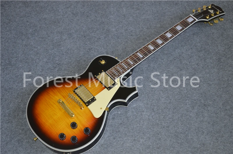 New Arrival Solid Mahogany Guitar Body Suneye LP Custom Style Guitarra Electric In Vintage Sunburst Free Shipping
New Arrival Solid Mahogany Guitar Body Suneye LP Custom Style Guitarra Electric In Vintage Sunburst Free Shipping