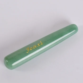 Natural Aventurine Massage Wand SPA Face Eye Acupuncture Scraping Pen Stone Jade Gua sha Scraper Tools Healing Engraved Logo
Natural Aventurine Massage Wand SPA Face Eye Acupuncture Scraping Pen Stone Jade Gua sha Scraper Tools Healing Engraved Logo