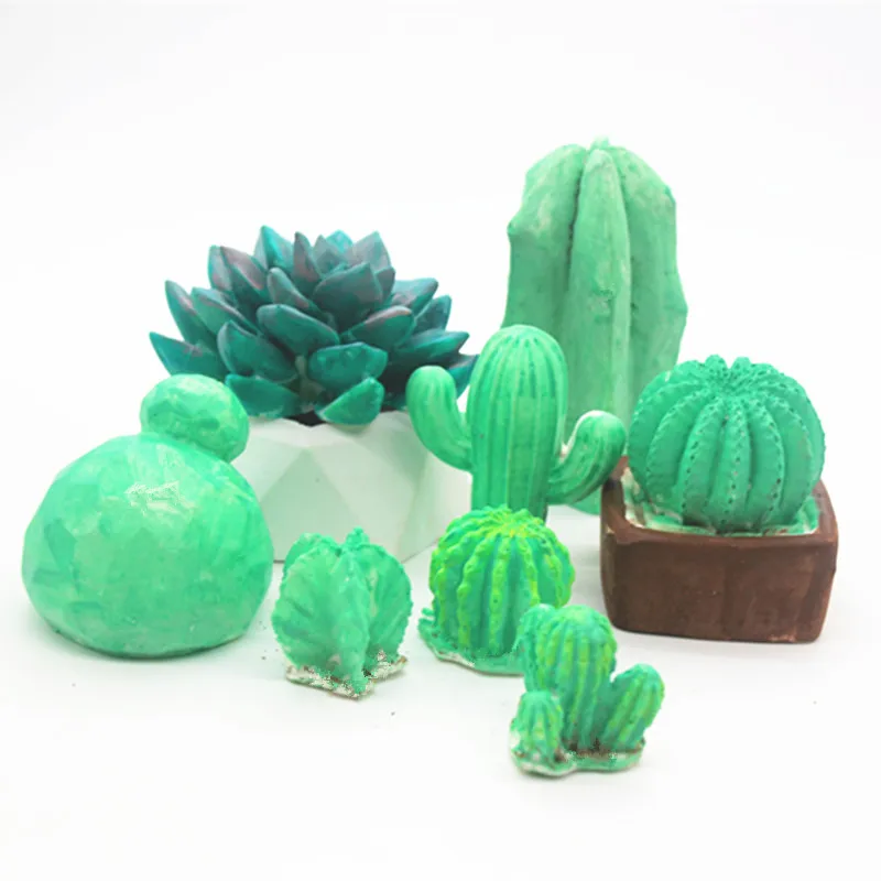 3D Cactus Mold Handmade gypsum Flower Craft Mould Plaster pendulum candle silicone molds
3D Cactus Mold Handmade gypsum Flower Craft Mould Plaster pendulum candle silicone molds