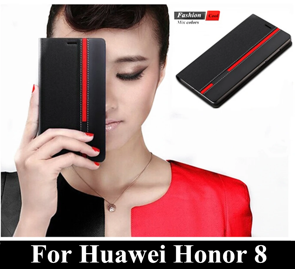 Роскошный телефон чехол для Huawei Honor 8 Honor8 модные смешанные Цвет Filp кошелек Стиль
