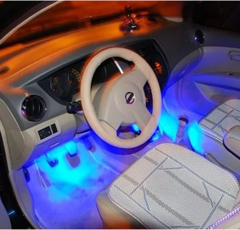 4x 3 LED Blue Car Charge interior accessories foot car decorative 4in1 lights Car Interior Decoration Light
4x 3 LED Blue Car Charge interior accessories foot car decorative 4in1 lights Car Interior Decoration Light