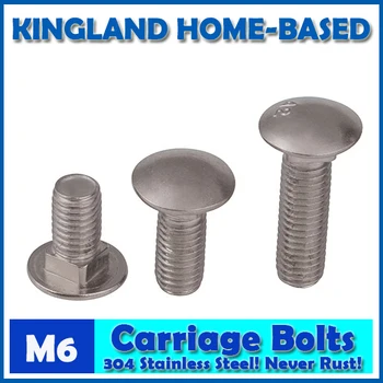 M6 Cup Head Square Neck Bolts Full Thread Storage Rack Screw Carriage Bolts 304 Stainless Steel Fastener Carriage Plow Bolt
M6 Cup Head Square Neck Bolts Full Thread Storage Rack Screw Carriage Bolts 304 Stainless Steel Fastener Carriage Plow Bolt