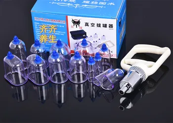 13 pcs acupuncture massage vacuum cupping device Blood vessel drainage tank build heath
13 pcs acupuncture massage vacuum cupping device Blood vessel drainage tank build heath