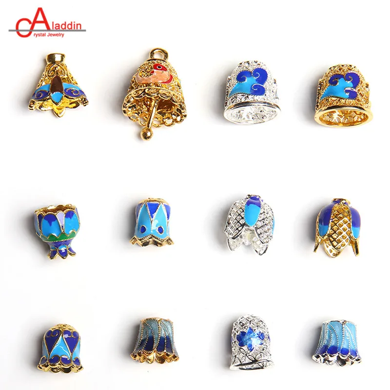 Aladdin Top Quality Cloisonne Bead Caps Enamel Petals Beads Diy Sweater Chain Earrings Accessorie Make Jewelry Finding 0481-0492
Aladdin Top Quality Cloisonne Bead Caps Enamel Petals Beads Diy Sweater Chain Earrings Accessorie Make Jewelry Finding 0481-0492