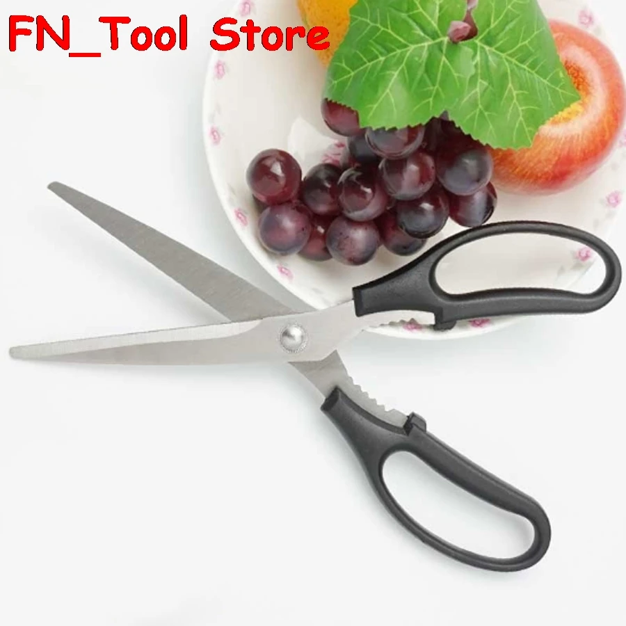 Household Multi-function Multi-function barbecue scissors stainless steel scissors Kitchen scissors