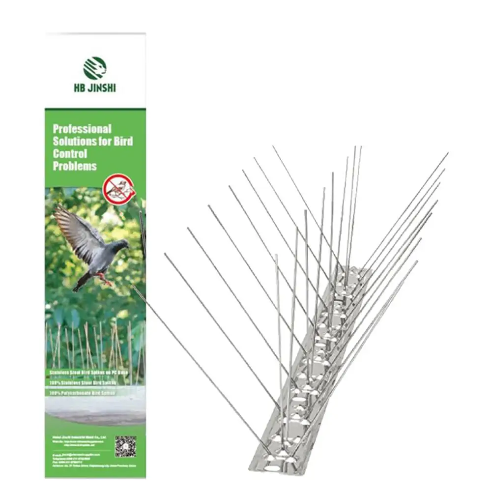 Hot Selling Bird Pigeon Repellent Stainless Steel Pigeon Nails Anti-Bird Anti-Dove Spikes Pest Control Orchard Bird 50CM
Hot Selling Bird Pigeon Repellent Stainless Steel Pigeon Nails Anti-Bird Anti-Dove Spikes Pest Control Orchard Bird 50CM