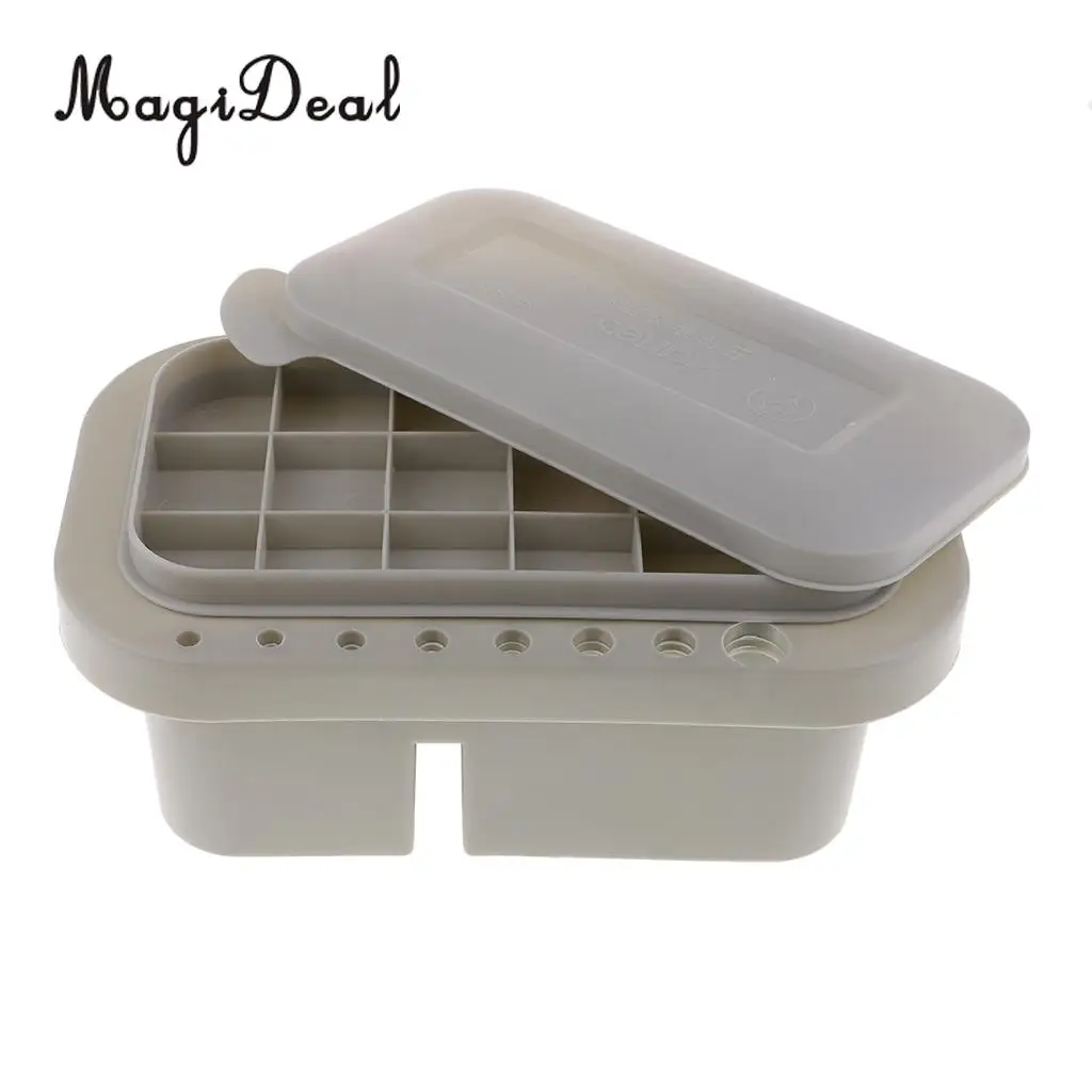 Multi-function Paint Brush Basin Brush Tub with Brush Holder and Palette