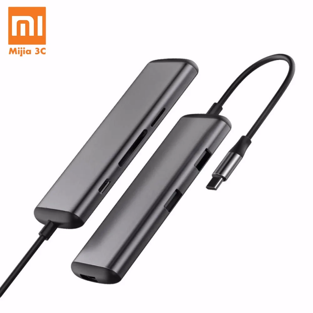 Original Xiaomi Hagibis Type-C Multifunctional Converter Dual USB 3.0 Data Adapter for HDMI SD TF for Macbook Samsung Computer
Original Xiaomi Hagibis Type-C Multifunctional Converter Dual USB 3.0 Data Adapter for HDMI SD TF for Macbook Samsung Computer