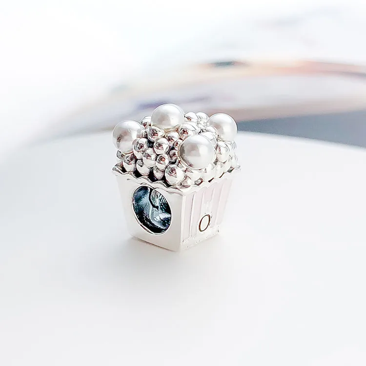 Fit Original Pandora Charms Bracelet 925 Sterling Silver Delicious Popcorn Charm Beads DIY Jewelry Wholesale
Fit Original Pandora Charms Bracelet 925 Sterling Silver Delicious Popcorn Charm Beads DIY Jewelry Wholesale