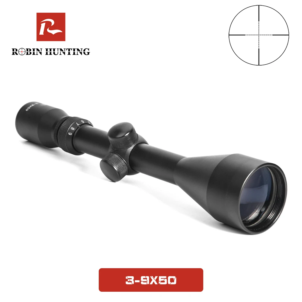 Hunting Scopes 3-9x50 50mm Objective Diameter Long Range Riflescope Tactical Sight Scope Fit 11mm 20mm Rail Mount
Hunting Scopes 3-9x50 50mm Objective Diameter Long Range Riflescope Tactical Sight Scope Fit 11mm 20mm Rail Mount