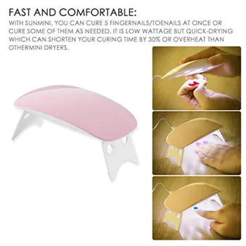 Mini Portable 6W LED CCFL Nail USB Dryer Curing Lamp Machine UV Gel Tips Polish 2 Timing Setting 45s/60s
Mini Portable 6W LED CCFL Nail USB Dryer Curing Lamp Machine UV Gel Tips Polish 2 Timing Setting 45s/60s