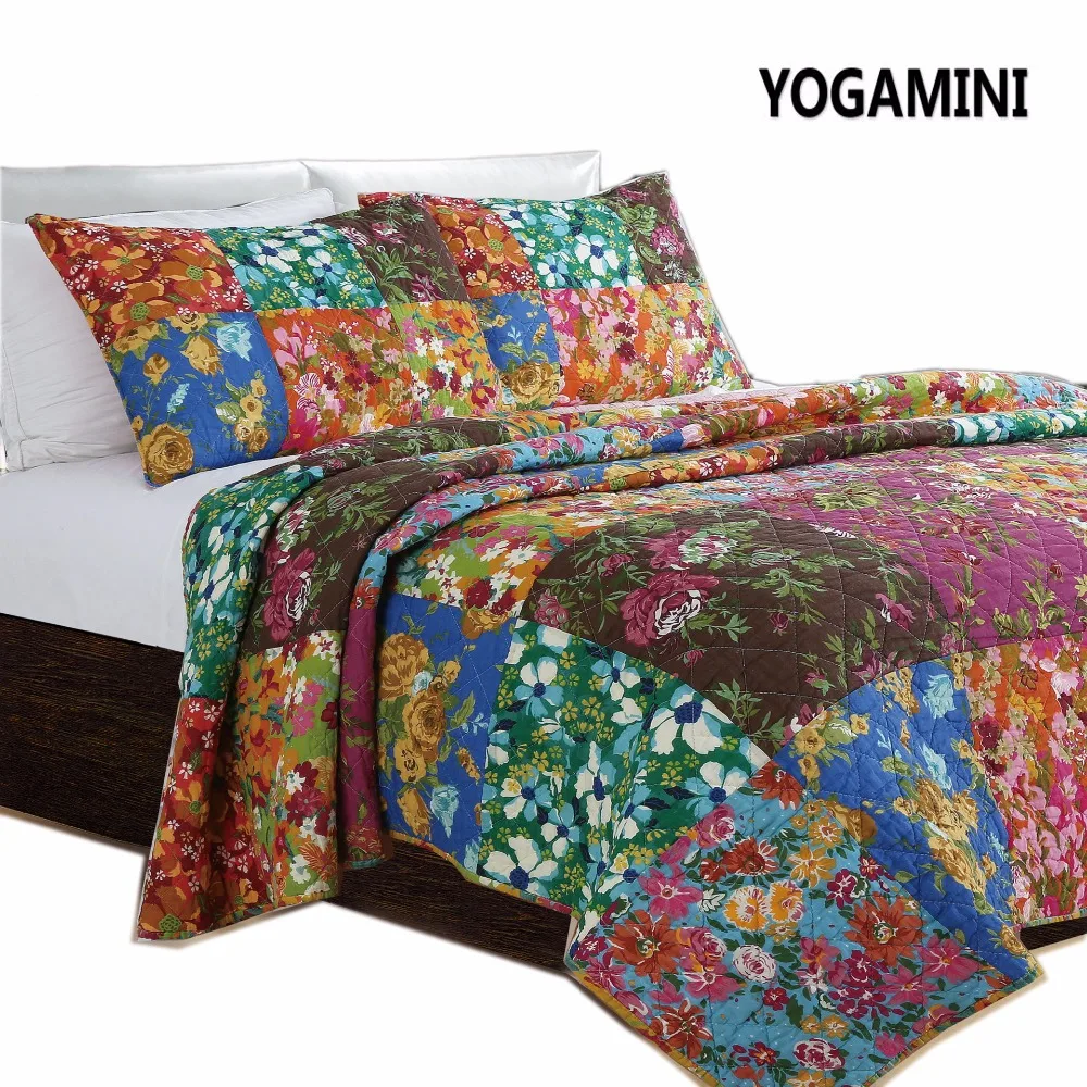 3 Pieces 100% Cotton Slit Quilt Sets Bed Cover Pure Cotton Quilted Seasons General Purpose King Size Quilt *1p Pillowcases *2p
3 Pieces 100% Cotton Slit Quilt Sets Bed Cover Pure Cotton Quilted Seasons General Purpose King Size Quilt *1p Pillowcases *2p