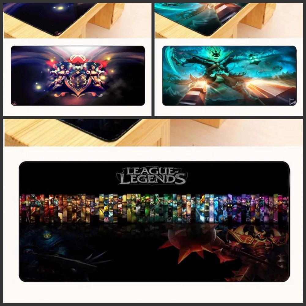 Yuzuoan Free Shipping Non-slip Table Laptop mousepad large Locking Edge League of Legends gaming Gift mouse pad 400*900*3mm CM
Yuzuoan Free Shipping Non-slip Table Laptop mousepad large Locking Edge League of Legends gaming Gift mouse pad 400*900*3mm CM