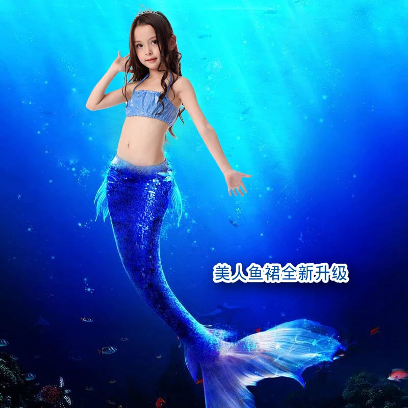 Girl Cosplay Mermaid Tail custome Baby girl kids 2017 Little Mermaid Swimmable Swimming Princess Costume Swimsuit Bikini Set
Girl Cosplay Mermaid Tail custome Baby girl kids 2017 Little Mermaid Swimmable Swimming Princess Costume Swimsuit Bikini Set