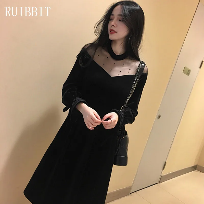 2019 Autumn Gothic Dress Elegant Office Lady High Street Women Pullover A-line Plain Female Fashion Black Dresses Plus Size
2019 Autumn Gothic Dress Elegant Office Lady High Street Women Pullover A-line Plain Female Fashion Black Dresses Plus Size