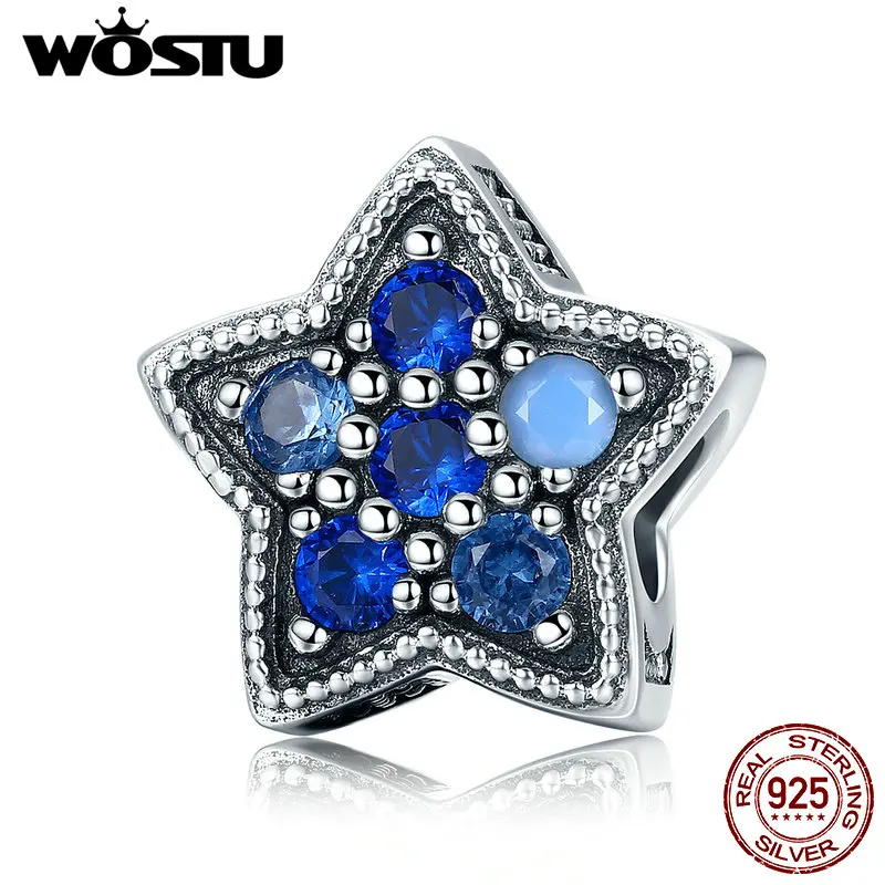 WOSTU 925 Sterling Silver BLUE Ocean Shinning Star European Beads fit original WOST Charm Bracelet Bangle Jewelry BLC141
WOSTU 925 Sterling Silver BLUE Ocean Shinning Star European Beads fit original WOST Charm Bracelet Bangle Jewelry BLC141