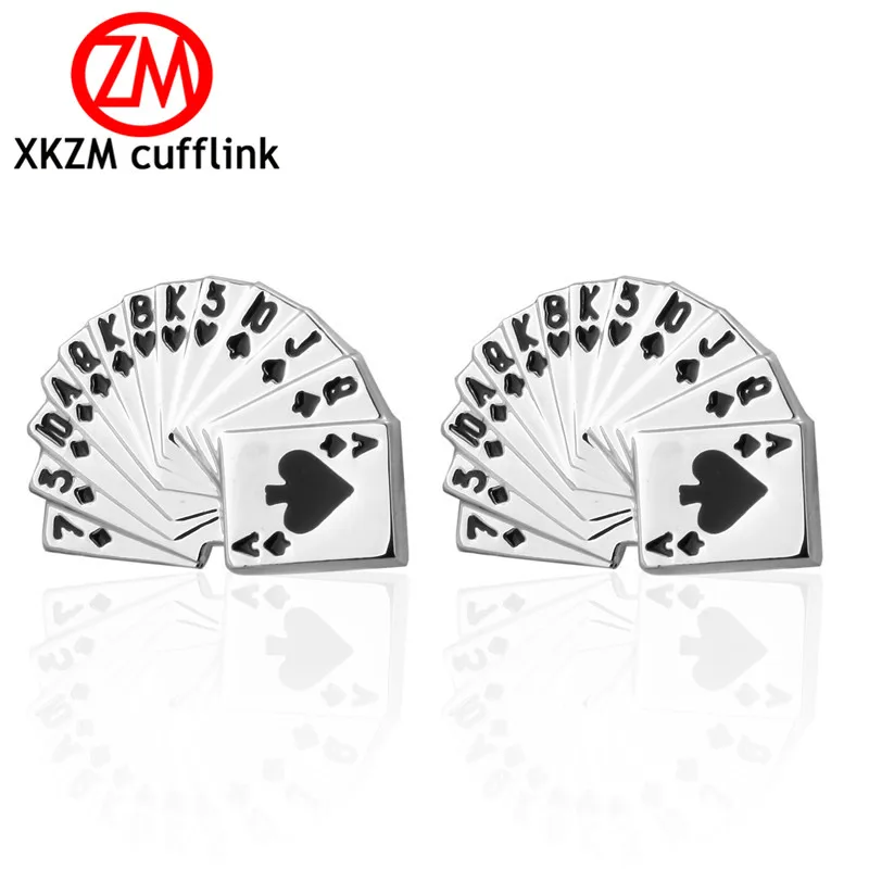 Formal silvery poker Cufflink for Mens Suits Buttons Geometric Wedding Cufflink French Grooms Shirt Brand Cuff Links
Formal silvery poker Cufflink for Mens Suits Buttons Geometric Wedding Cufflink French Grooms Shirt Brand Cuff Links