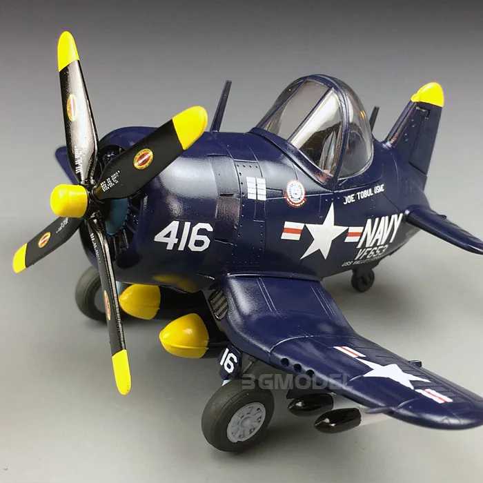 Model Building Kits Assembly Airplane Fighter Cute Plane Model Navy F4U-4 Corsair Fighter Model DIY
Model Building Kits Assembly Airplane Fighter Cute Plane Model Navy F4U-4 Corsair Fighter Model DIY