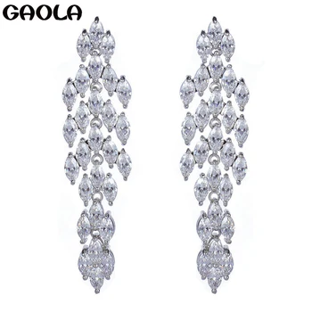 GAOLA Luxury crystal dangle earrings with AAA CZ wedding long earrings party earrings new design jewelry GLE4840
GAOLA Luxury crystal dangle earrings with AAA CZ wedding long earrings party earrings new design jewelry GLE4840