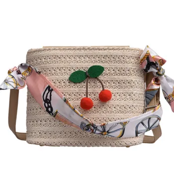 Women Retro Sweet Straw Messenger Bag Summer Beach Style Rattan Woven Handbag Vintage Purse Tote
Women Retro Sweet Straw Messenger Bag Summer Beach Style Rattan Woven Handbag Vintage Purse Tote