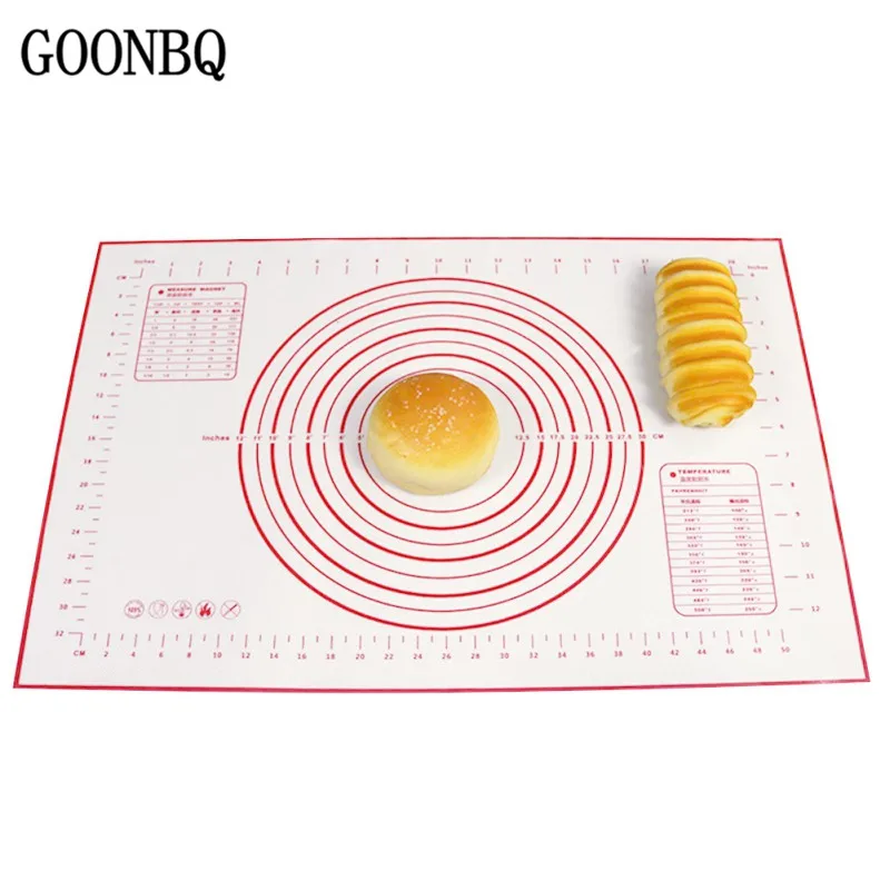 GOONBQ 1 pc 5 sizes Rolling Dough Mat Silicone Baking Mat Non-Stick Pad For Cake Cookie Macaron Baking Sheet Liner Dropshipping
GOONBQ 1 pc 5 sizes Rolling Dough Mat Silicone Baking Mat Non-Stick Pad For Cake Cookie Macaron Baking Sheet Liner Dropshipping