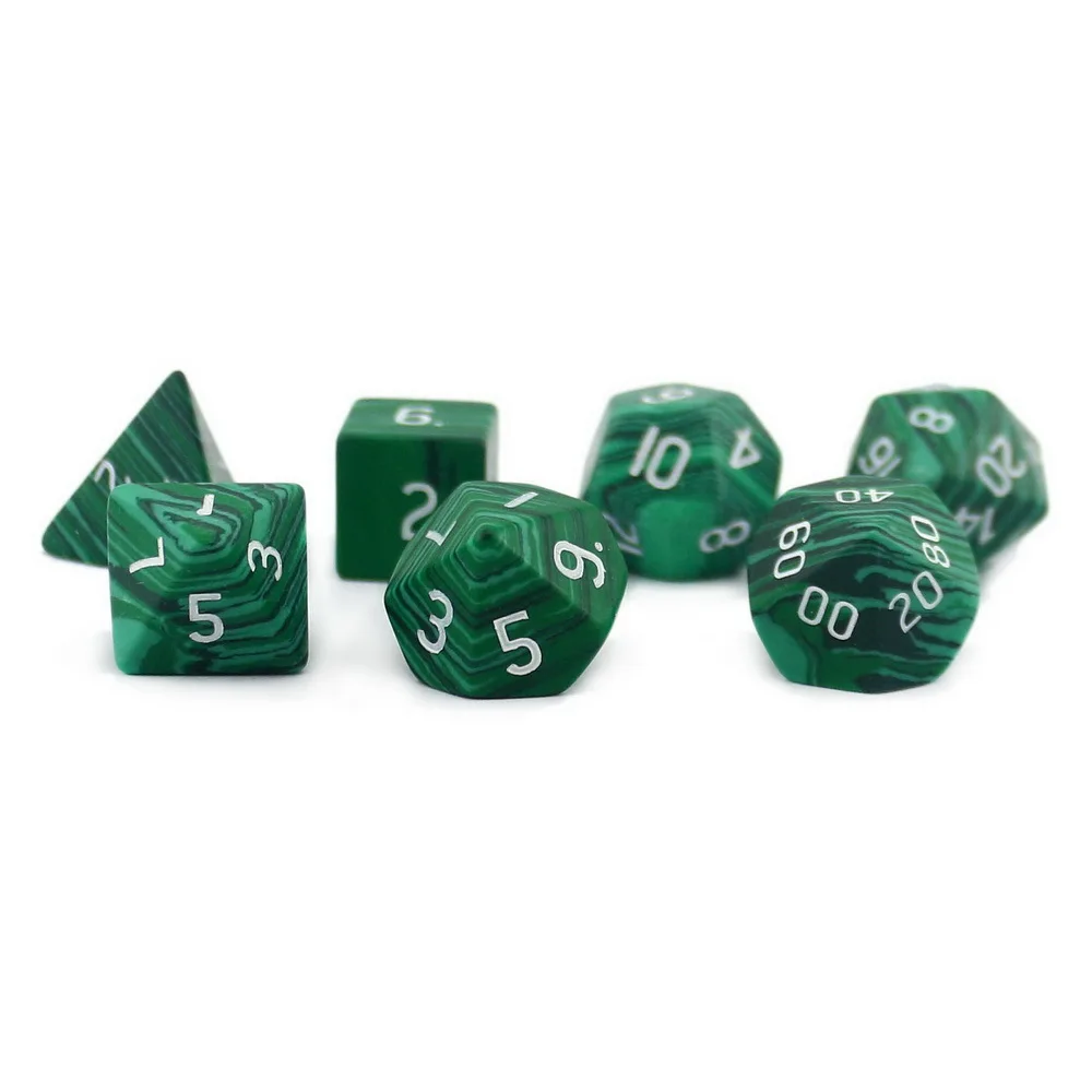 Foreign Trade New High-end D20 Dragon and Dungeon Malachite Gemstone Ore Table Game Dice
Foreign Trade New High-end D20 Dragon and Dungeon Malachite Gemstone Ore Table Game Dice