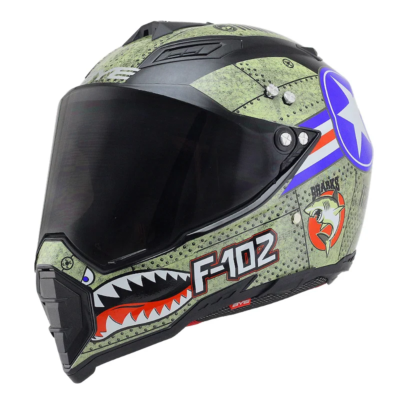 BYE Motorcycle Helmet Men Full Face Helmet Moto Riding ABS Material Adventure Motocross Helmet Motorbike DOT Certification
BYE Motorcycle Helmet Men Full Face Helmet Moto Riding ABS Material Adventure Motocross Helmet Motorbike DOT Certification
