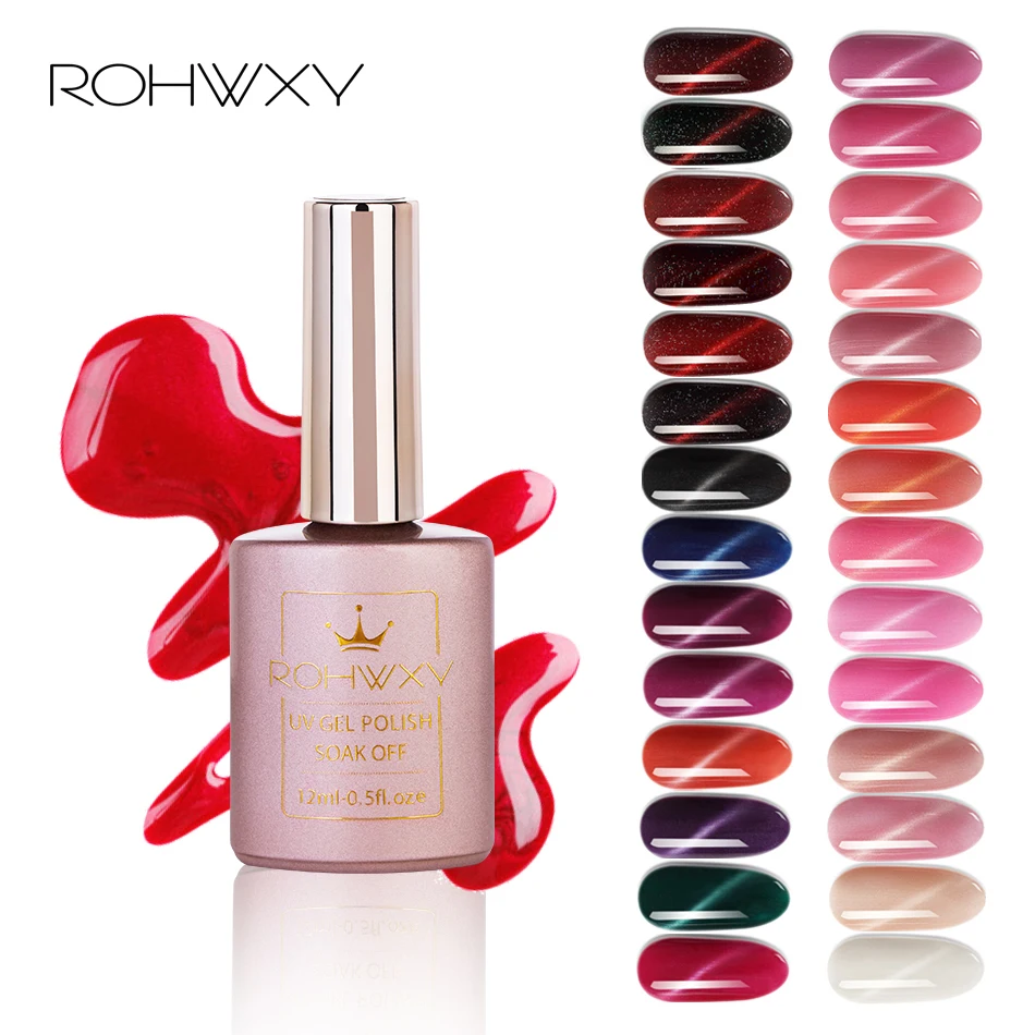 ROHWXY 12ML Nail Gel Shiny Varnish UV LED Cat Eye Gel Nail Polish Magnet Hybrid Varnish Gel Stamping Primer Base Top
ROHWXY 12ML Nail Gel Shiny Varnish UV LED Cat Eye Gel Nail Polish Magnet Hybrid Varnish Gel Stamping Primer Base Top