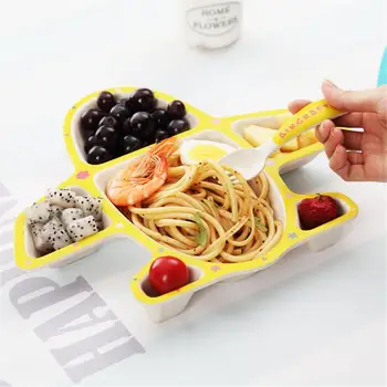 Children's Cute Cartoon Aircraft Styling Bowl Environmental Bamboo Fiber Rice Dessert Plate Baby Feeding Compartment Tableware
Children's Cute Cartoon Aircraft Styling Bowl Environmental Bamboo Fiber Rice Dessert Plate Baby Feeding Compartment Tableware