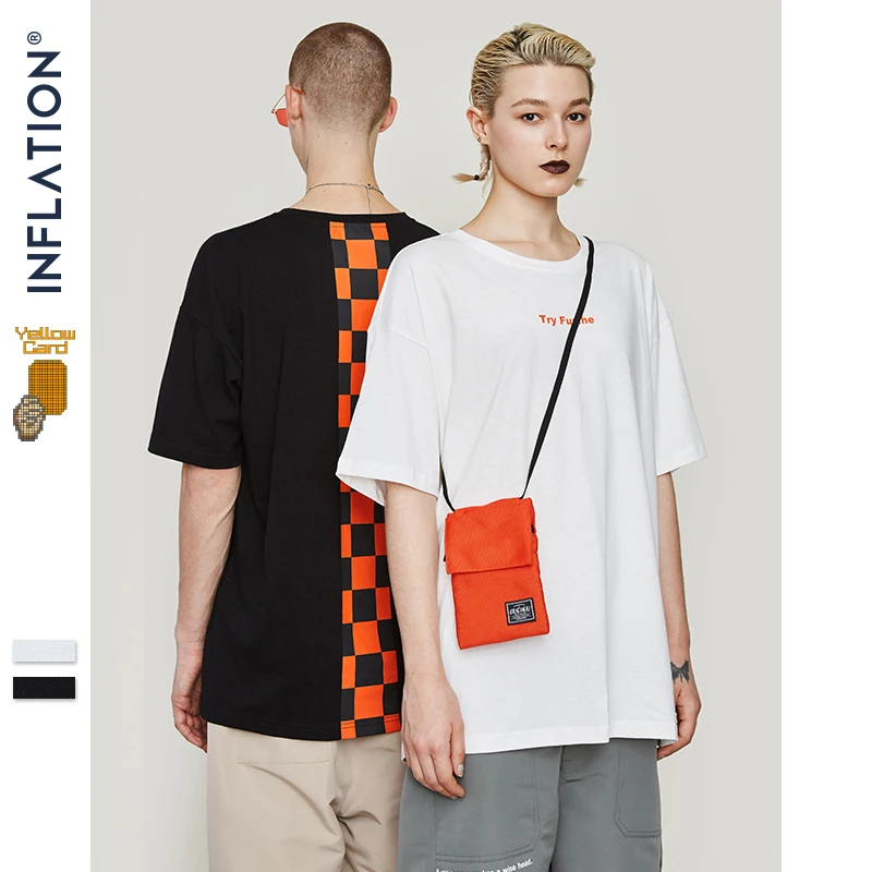 INFLATION Plaid Patchwork Top Tee Homme T shirt Men Cotton O-neck Clothing Base Fit Casual Men Fashion Street T-shirts 91200S
INFLATION Plaid Patchwork Top Tee Homme T shirt Men Cotton O-neck Clothing Base Fit Casual Men Fashion Street T-shirts 91200S