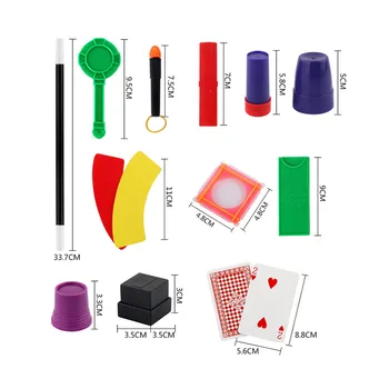 Children Magic Toys Kit Beginner Simple Magic Props Set Kids Educational Toys Close-up Stage Big Gift Box Adult Children
Children Magic Toys Kit Beginner Simple Magic Props Set Kids Educational Toys Close-up Stage Big Gift Box Adult Children