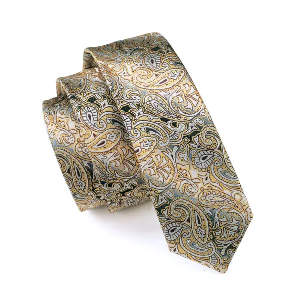 BL-044 Hot Men`s Tie 6cm Width 100% Silk Skinny Narrow Yellow Paisley Classic Jacquard Woven Necktie For Wedding Party Business
BL-044 Hot Men`s Tie 6cm Width 100% Silk Skinny Narrow Yellow Paisley Classic Jacquard Woven Necktie For Wedding Party Business