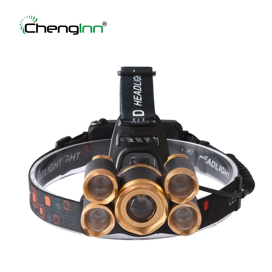 Chenglnn 10000 Lumens LED Headlight 5 Chip Headlamp 1T6+4XPE LED Head Lamp Cree Flashlight Torch Waterproof 18650 Head light led
Chenglnn 10000 Lumens LED Headlight 5 Chip Headlamp 1T6+4XPE LED Head Lamp Cree Flashlight Torch Waterproof 18650 Head light led