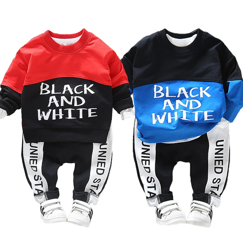 Spring Autumn Baby Boys Girls Clothes Infant Letter Cotton T Shirt Pants 2pcs/sets Children Fashion Splice Kid Casual Tracksuits
Spring Autumn Baby Boys Girls Clothes Infant Letter Cotton T Shirt Pants 2pcs/sets Children Fashion Splice Kid Casual Tracksuits