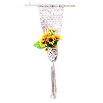 KAYE Handmade Weaved Tapestry Macrame Plant Flower Pot Hanging Holder Hanger Home Garden Balcony Courtyard Decoration 2019 NEW
KAYE Handmade Weaved Tapestry Macrame Plant Flower Pot Hanging Holder Hanger Home Garden Balcony Courtyard Decoration 2019 NEW
