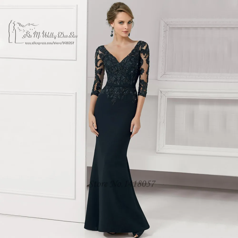 Robe de Soiree Long Evening Gowns Black Red Lace Mermaid Mother of the Bride Dresses Beaded 2016 Women Formal Dress Noche
Robe de Soiree Long Evening Gowns Black Red Lace Mermaid Mother of the Bride Dresses Beaded 2016 Women Formal Dress Noche