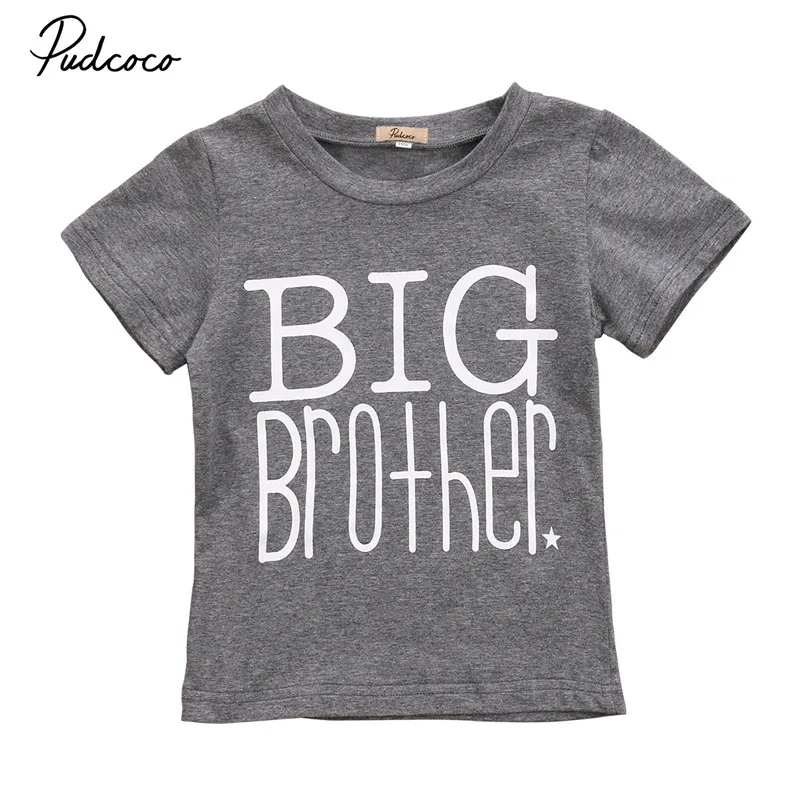 Short Sleeve Summer Casual T-shirt Big Brother Printing Children Boys Cotton Tops Wear Toddler Kids Cotton Tops T-shirt
Short Sleeve Summer Casual T-shirt Big Brother Printing Children Boys Cotton Tops Wear Toddler Kids Cotton Tops T-shirt