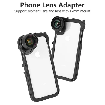 Ulanzi Video Camera Vlog Case for iPhone X Xs Max Flimmaking Case with Moment Lens Thread Mount 17MM Cold Shoe 1/4 Thread
Ulanzi Video Camera Vlog Case for iPhone X Xs Max Flimmaking Case with Moment Lens Thread Mount 17MM Cold Shoe 1/4 Thread