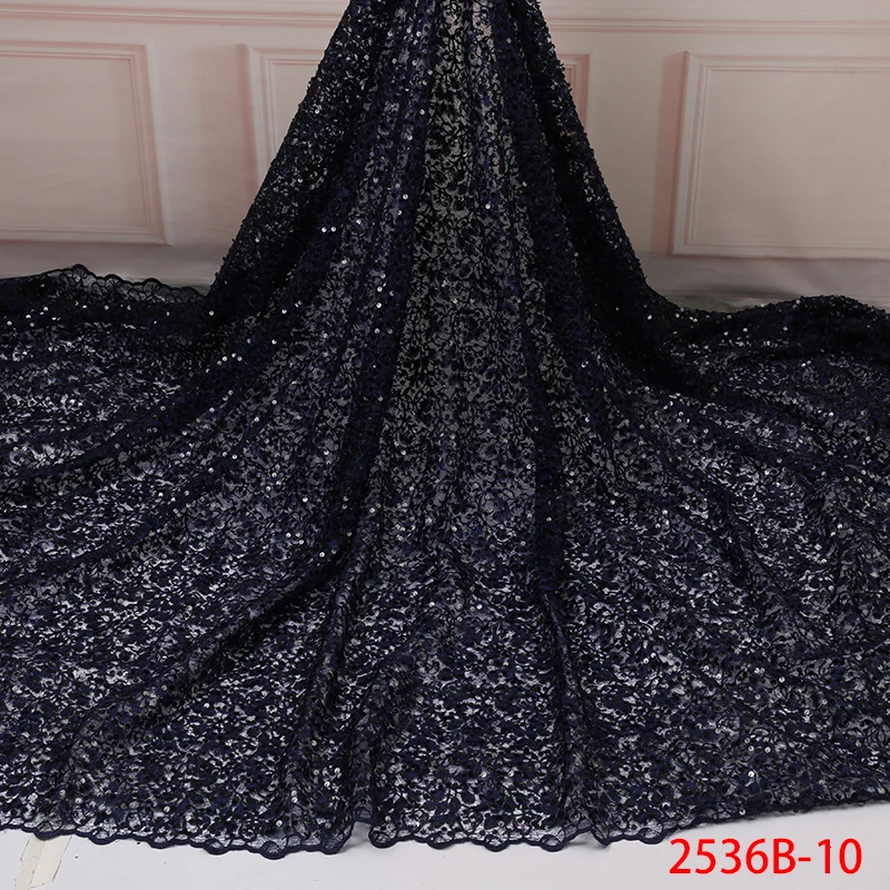 High Quality African Organza Lace Fabric 2019 Latest French Mesh Net Lace with Sequins for Bridal Dress AMY2536B-2
High Quality African Organza Lace Fabric 2019 Latest French Mesh Net Lace with Sequins for Bridal Dress AMY2536B-2